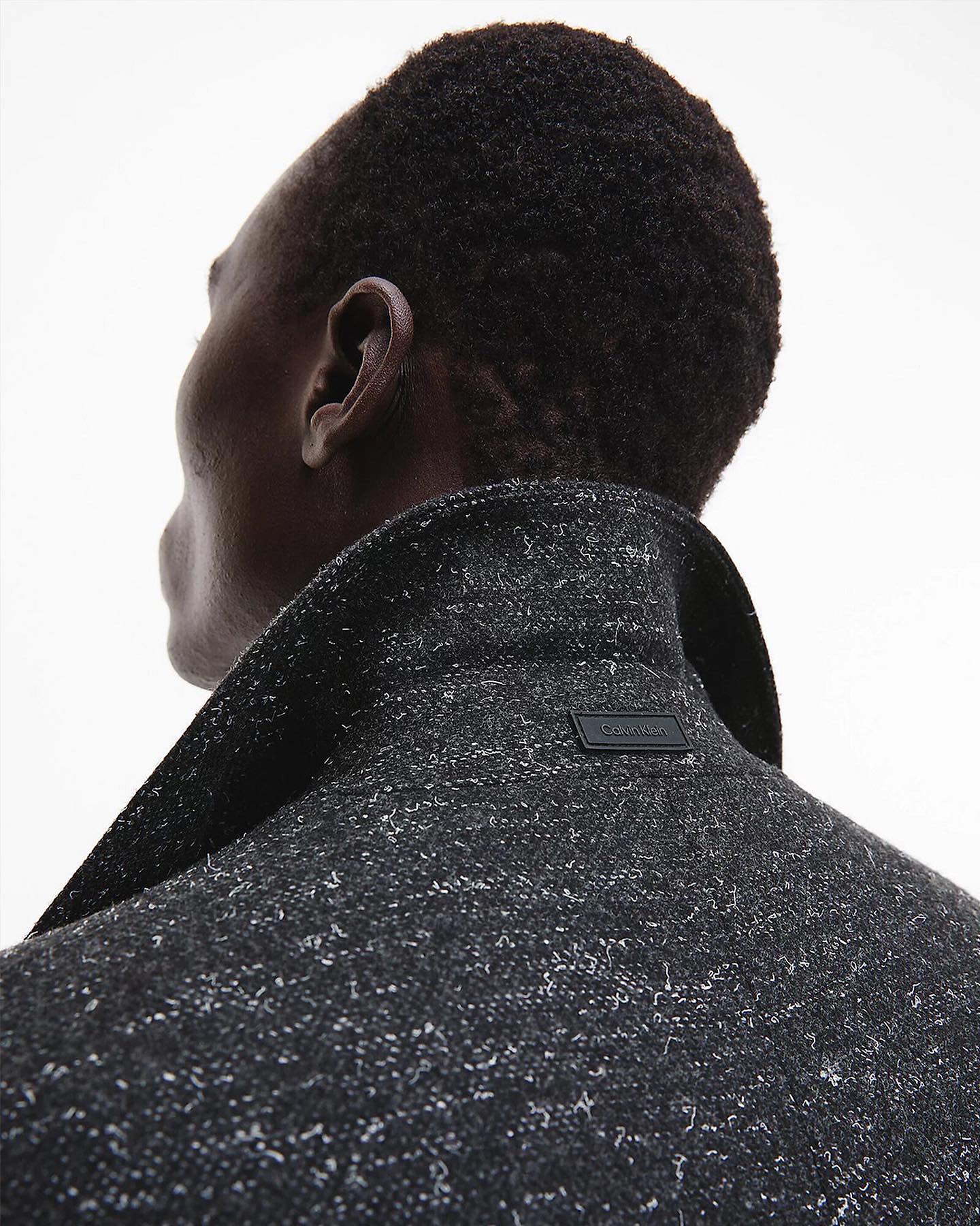 Calvin Klein — coat, collar detail