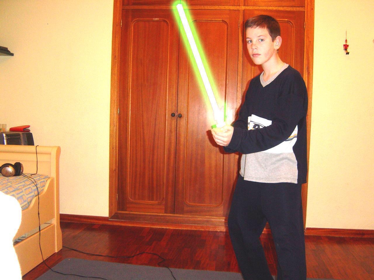 Axier Espinosa, age 10 — first edit in Photoshop 6.0, Madrid, 2001