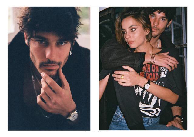 María Pascual Moonphase — lookbook spread, couple portrait
