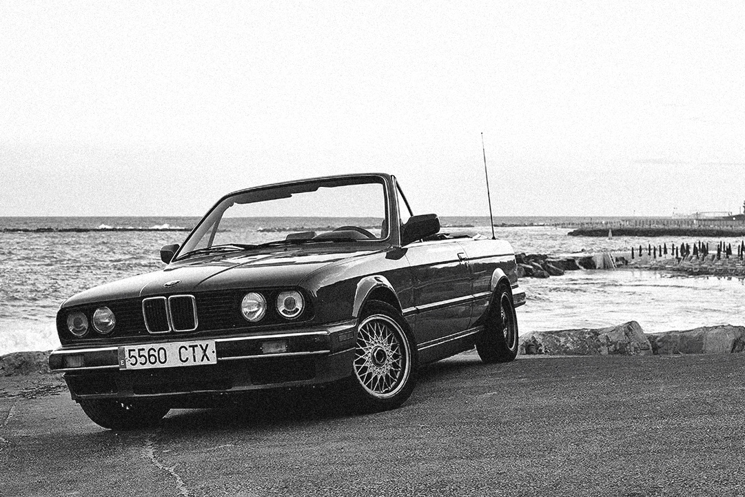 Jabato, 1987 BMW E30 cabriolet 325i Manual, on the Mediterranean coast